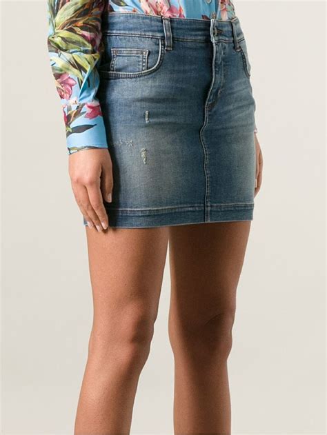 dolce and gabbana denim skirt.